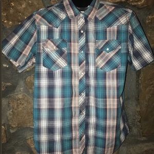 Men’s Levi Strauss & Co Pearl Snap Shirt Size XL